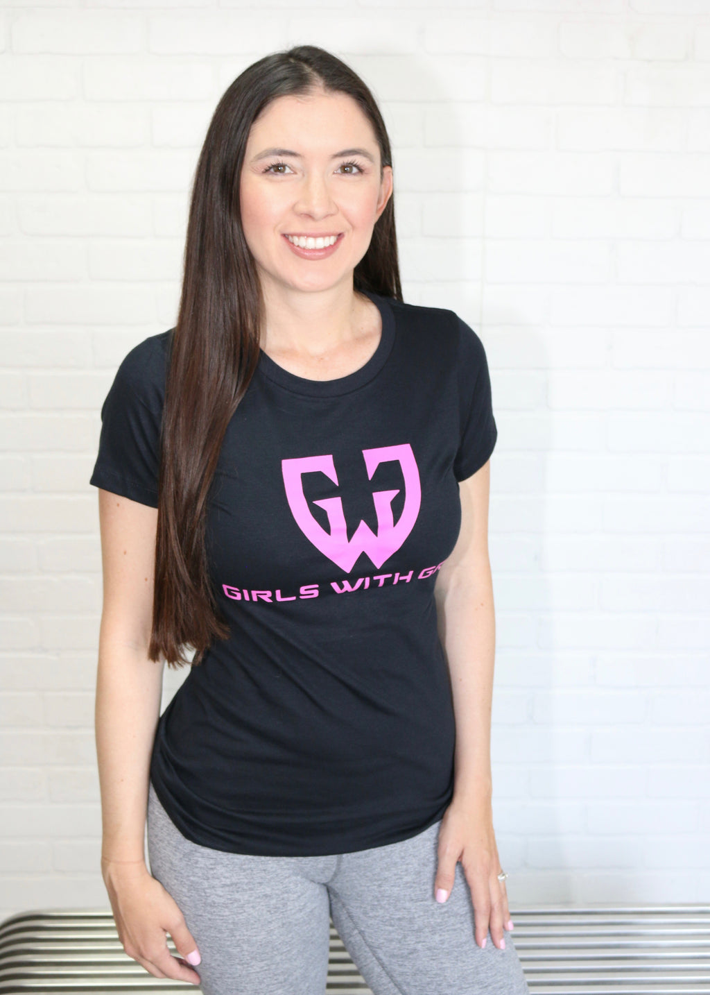 Womens Short Sleeve T-shirt Lavender Logo